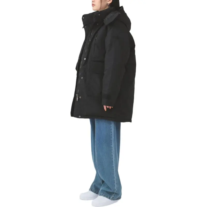 Beams x THE NORTH FACE Down Jacket Women's Black-3
