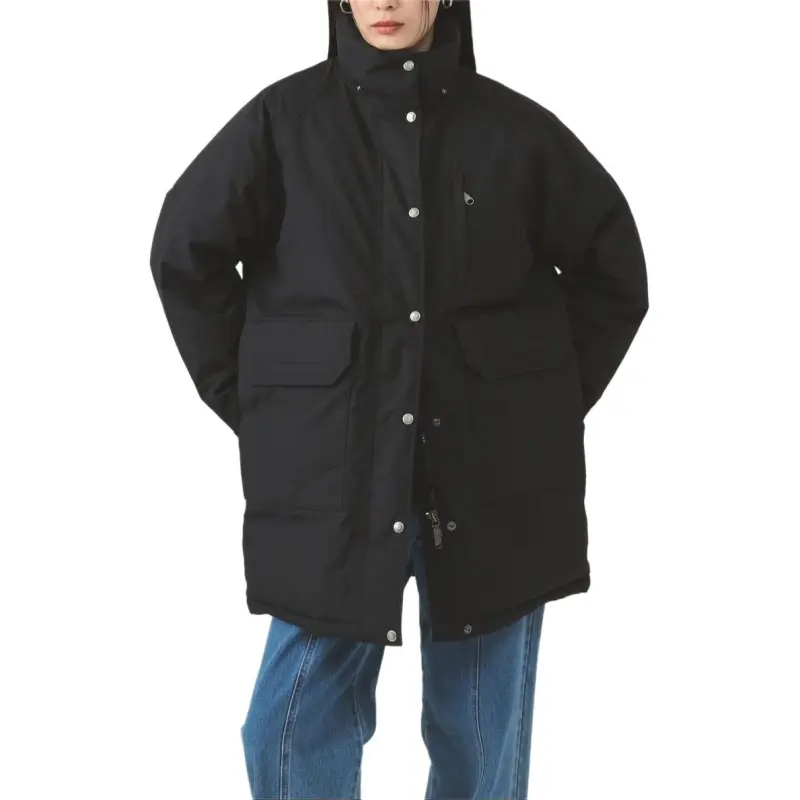 Beams x THE NORTH FACE Down Jacket Women's Black-4