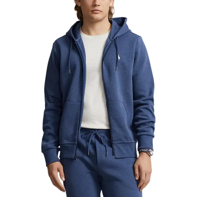 Polo Ralph Lauren Double Knit Full Zip Hoodie And Double Knit Jogger Pant Set-3