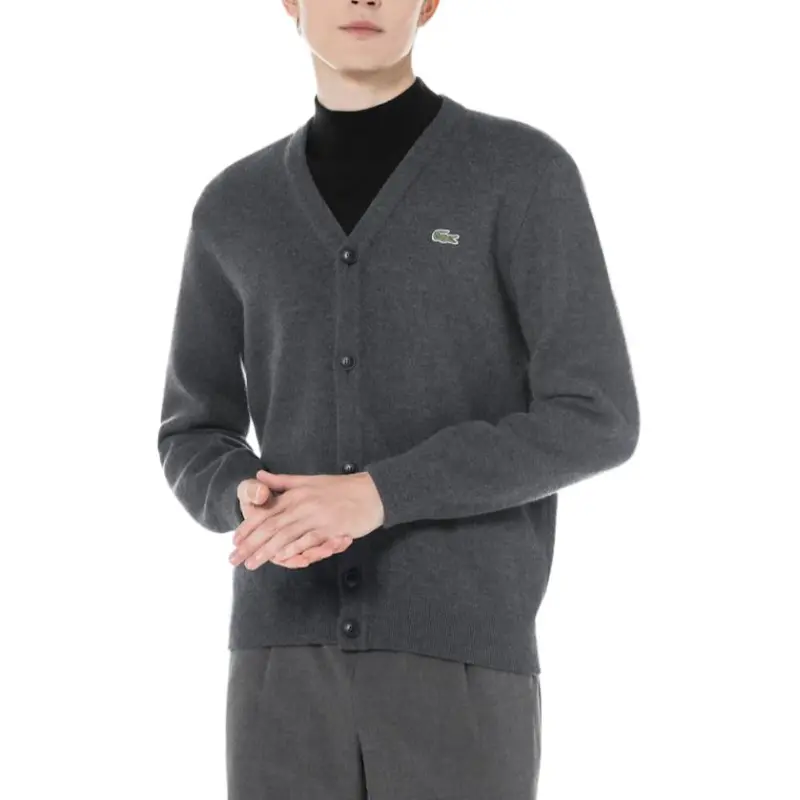LACOSTE Jackets Men Gray-3