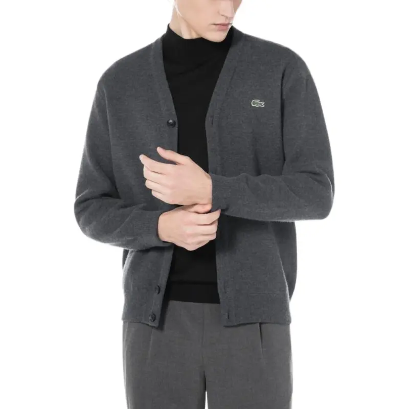 LACOSTE Jackets Men Gray-1