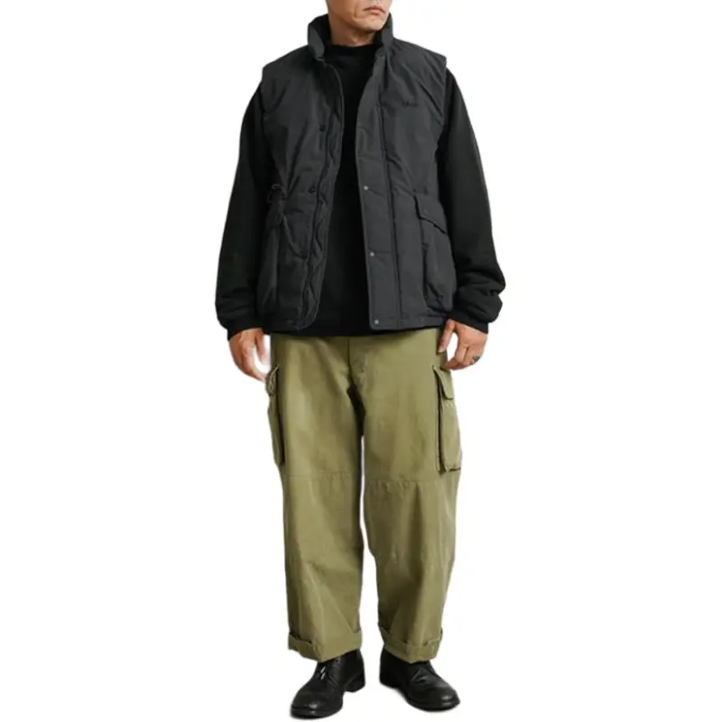 NANGA Vests Unisex Black-1
