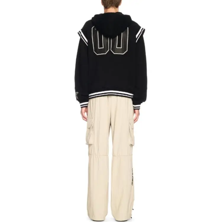 OFF WHITE Logo appliqué Bomber Jacket-3