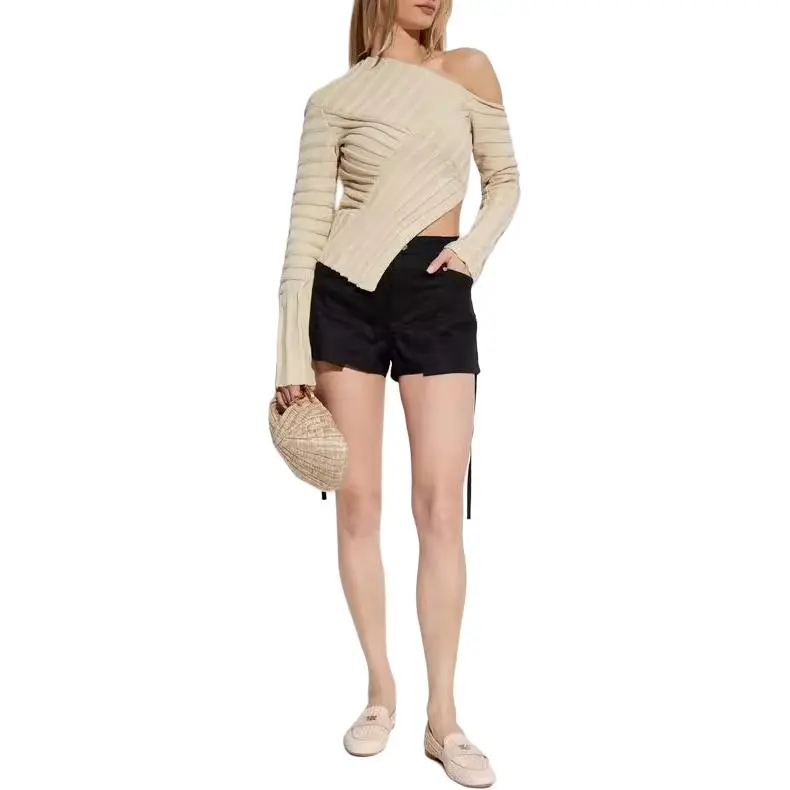 CULT GAIA Jaidan Asymmetric Knit Top-1