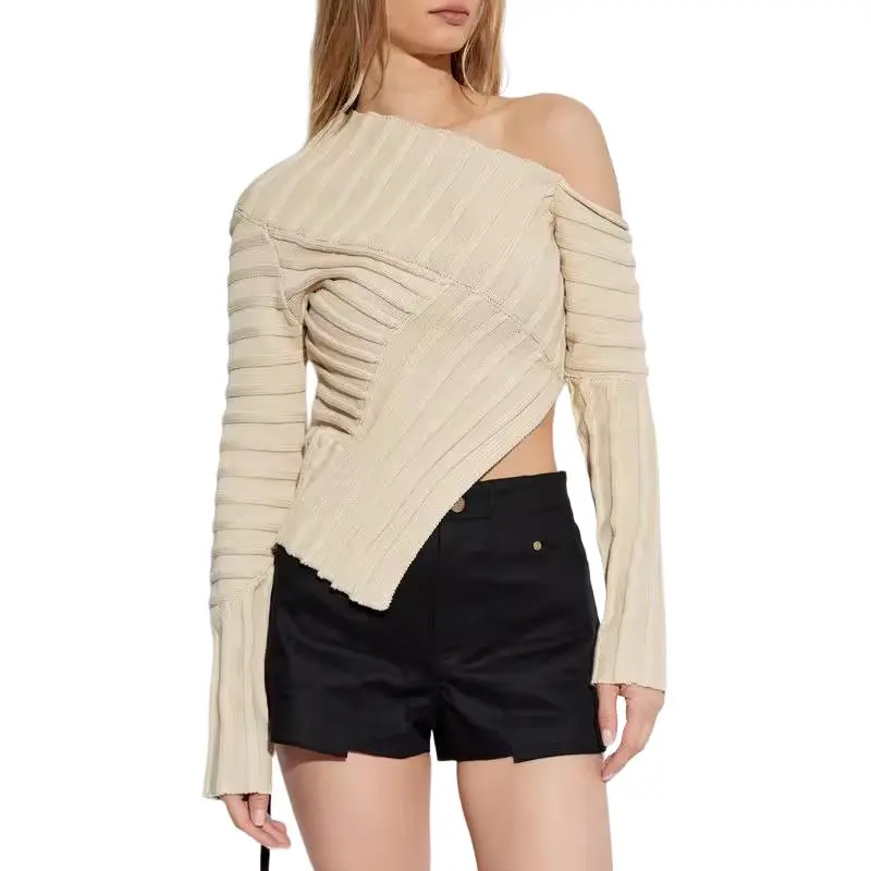 CULT GAIA Jaidan Asymmetric Knit Top-3