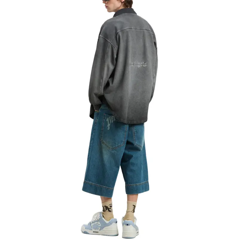 PALM ANGELS Classic Logo Overshirt-1