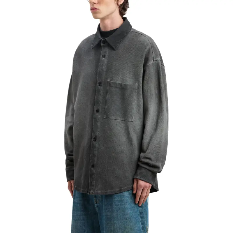 PALM ANGELS Classic Logo Overshirt-3