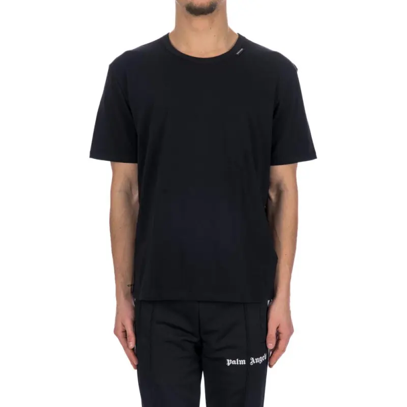PALM ANGELS Logo-appliqué Crew-neck T-shirt-3