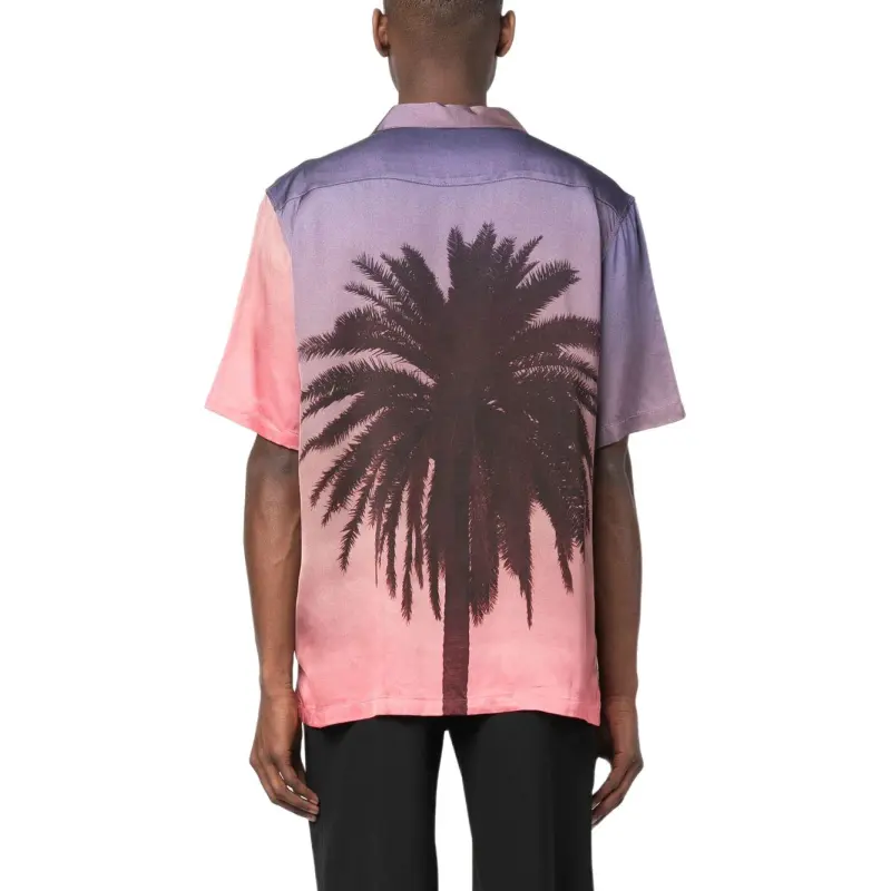 Blue Sky Inn Palm Tree Gradient Shirt-4