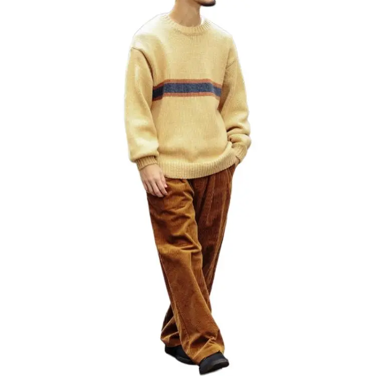 Beams Knitwear Men Beige-2