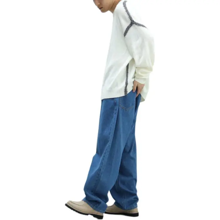 Beams Sweaters Men White-2