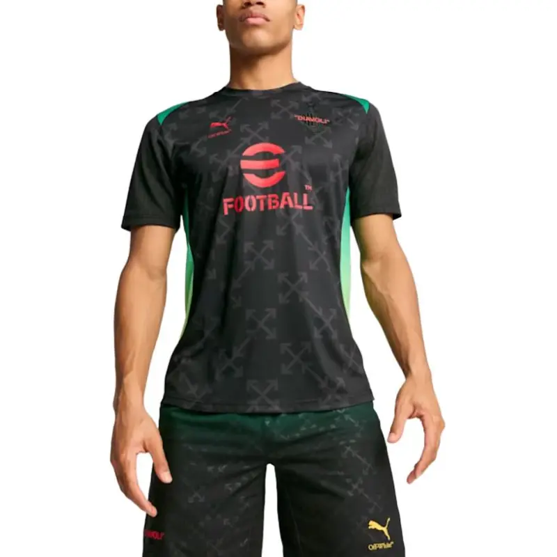 PUMA Ac Milan X OFF WHITE™ Men's Pre Match Jersey-3
