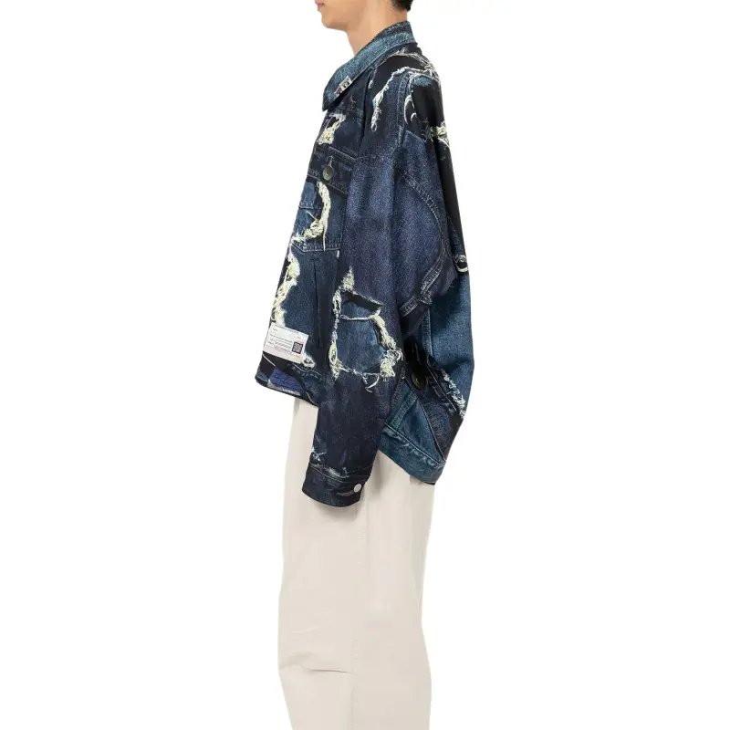 Maison Mihara Yasuhiro Graphic print Shirt Jacket-3