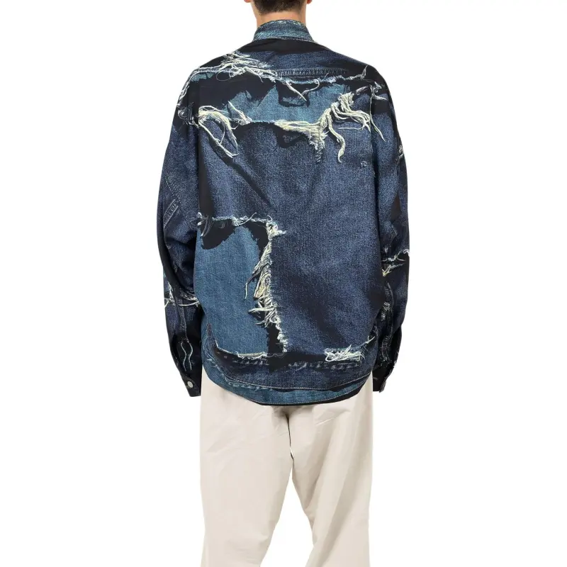 Maison Mihara Yasuhiro Graphic print Shirt Jacket-4