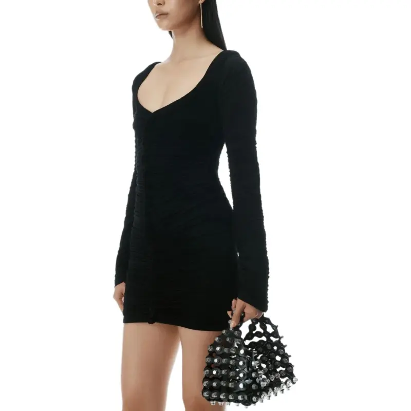 Alexander Wang Ruched Mini Dress-4