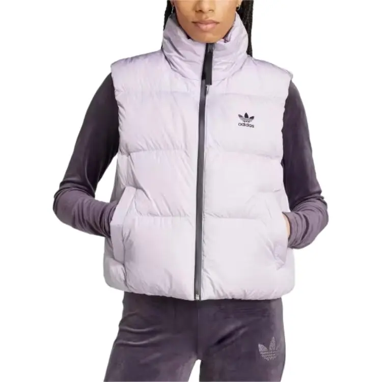 Adidas Clothing Vests Women's Purple-2
