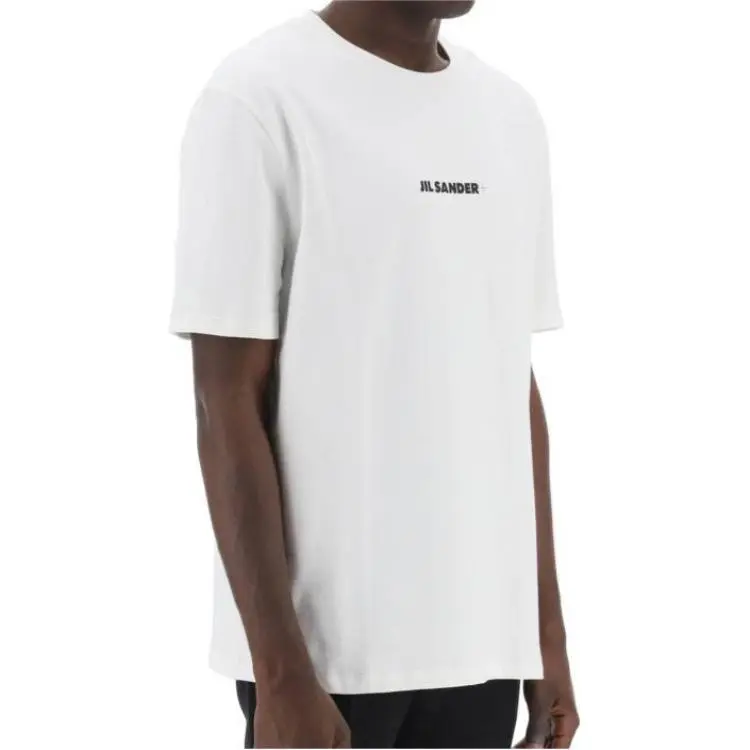 JIL SANDER + Crew Neck T Shirt-3