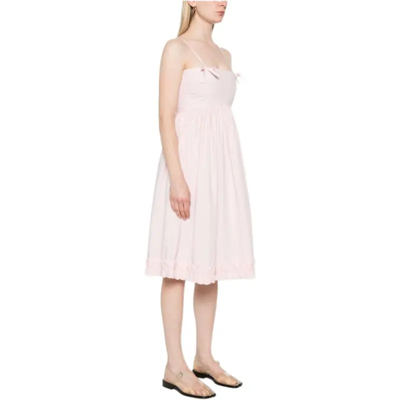GANNI Strappy Midi Dress-3