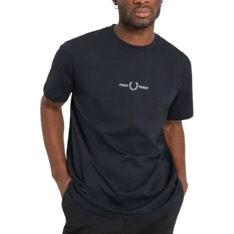 FRED PERRY T Shirt Men's Marine Blue-3
