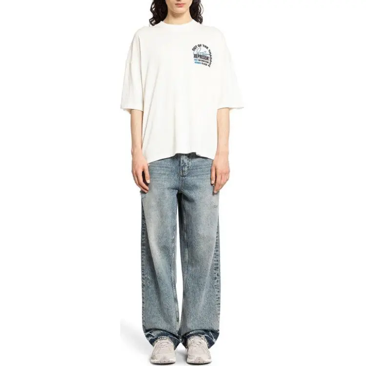 REPRESENT Logo Print T shirt-4