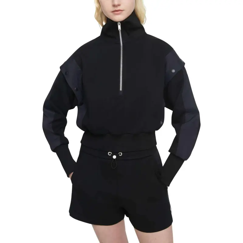 Moose Knuckles Zip Detailed Long Sleeved Sweatshirt-4