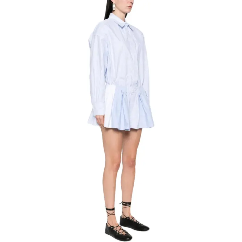 Alexander Wang Pleated Boxer Romper Jumpsuit-3