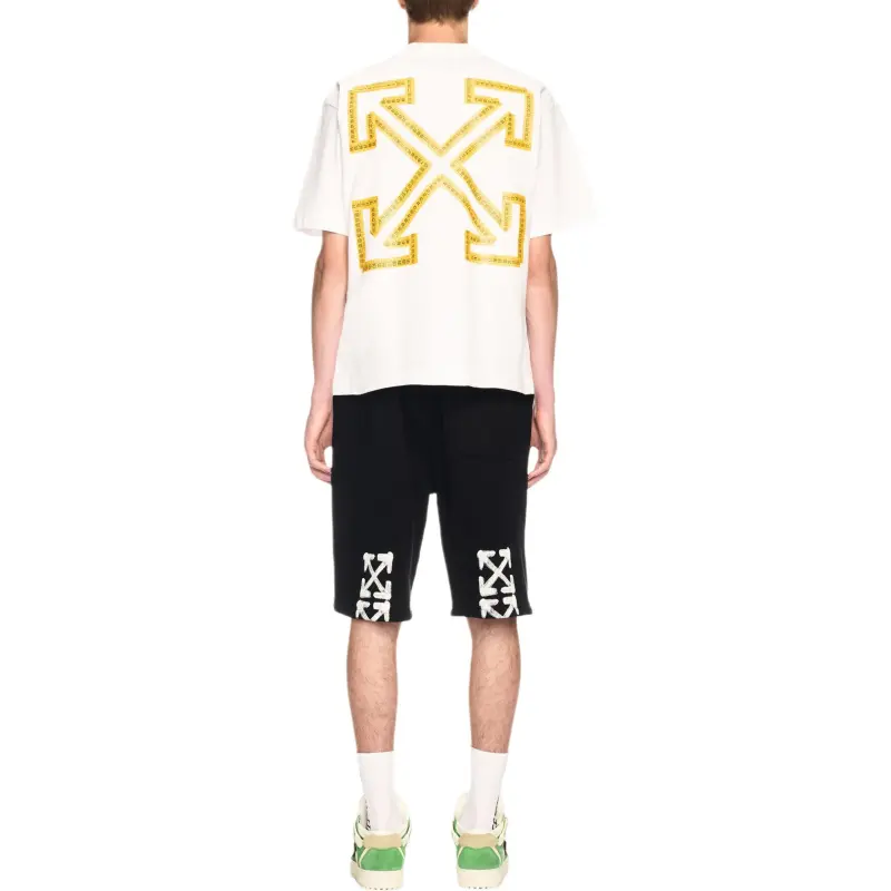 Off  Tape Arrow Crewneck T Shirt-3