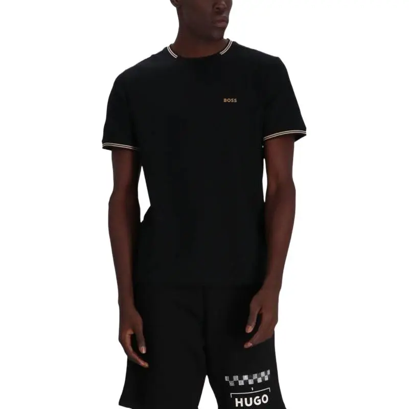 HUGO BOSS T Shirts Men Black-2