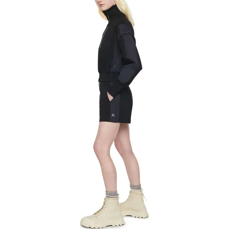 Moose Knuckles Zip Detailed Long Sleeved Sweatshirt-3