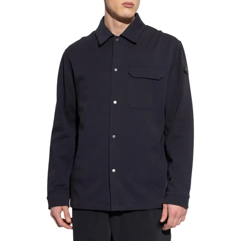 Moncler Long Sleeved Logo Patch Overshirt-2
