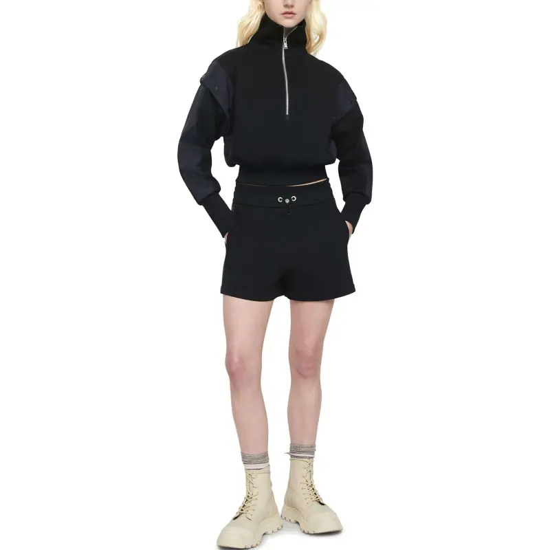 Moose Knuckles Zip Detailed Long Sleeved Sweatshirt-2