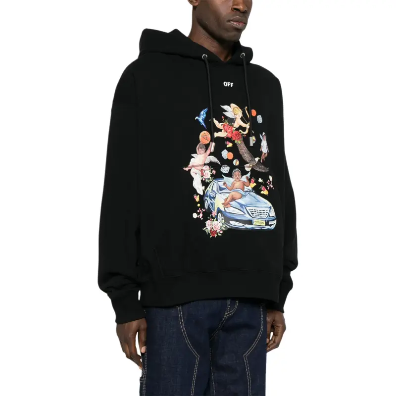 OFF WHITE Fresco Car Skate Hoodie-2