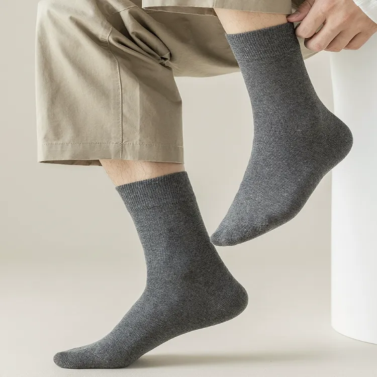 H-YXIANG FW23 Mid-Calf Socks Men's 6 Pack-1