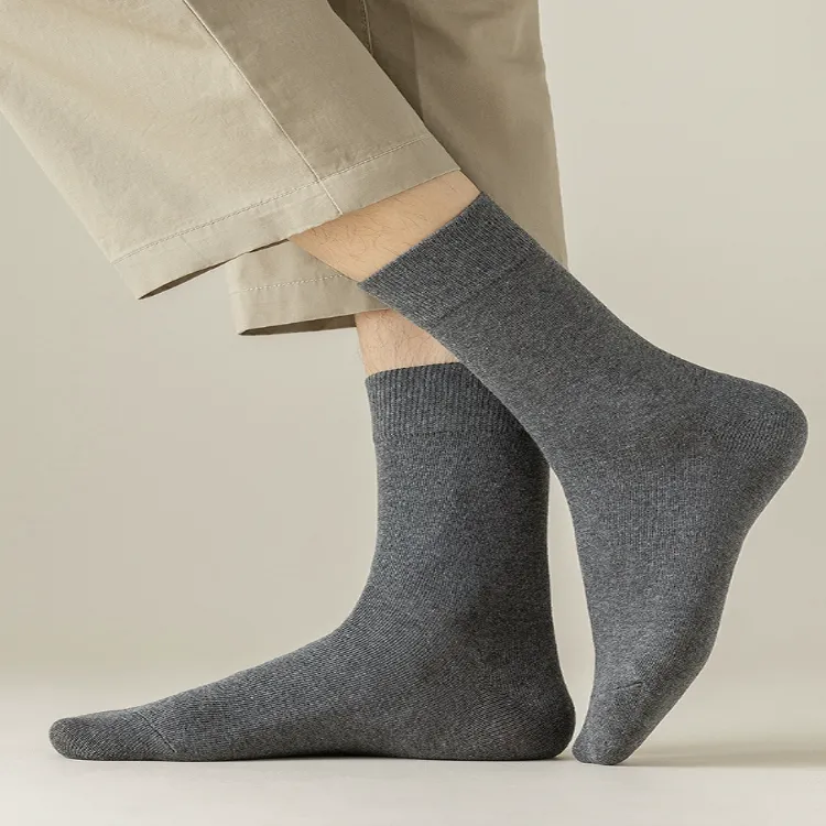 H-YXIANG FW23 Mid-Calf Socks Men's 6 Pack-2