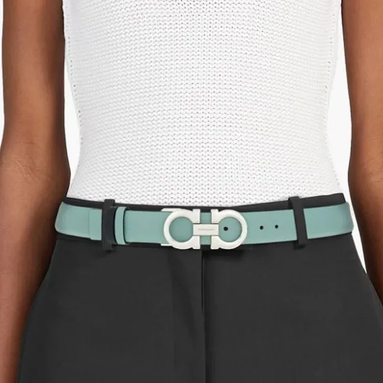 Ferragamo Gancini Buckle Reversible Belt-1