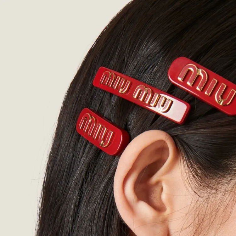 MIU MIU Hair Clips Women's-2