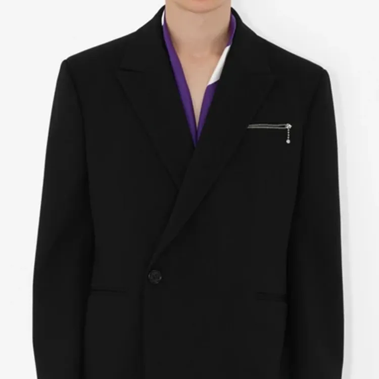 Burberry Silk Scarves Unisex Purple-3