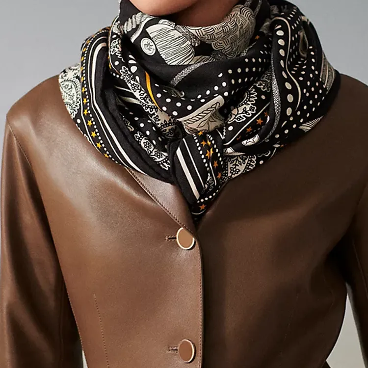 HERMES Shawls Unisex Multicolor-1