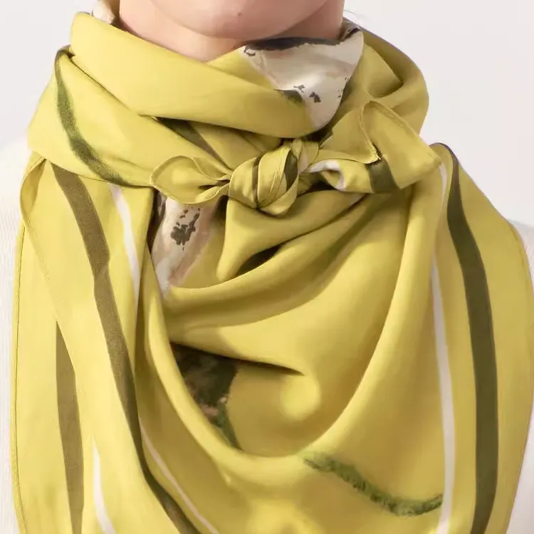 ZARA Knit Scarves Women's Yellow-2