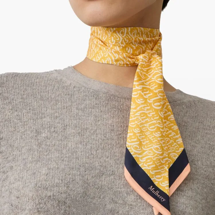 Mulberry Pattern Printed Scarf-2