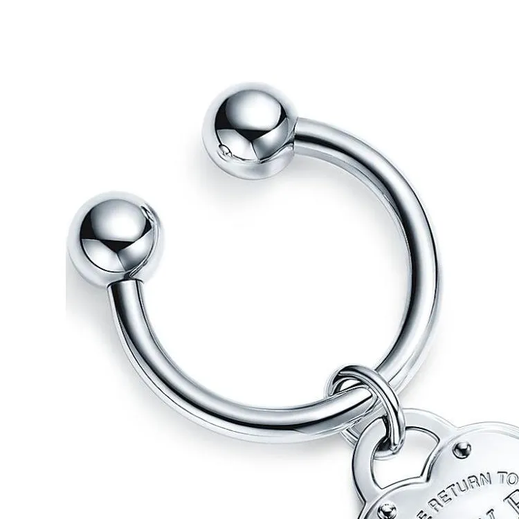 TIFFANY & CO. Keychains Unisex Silver-2