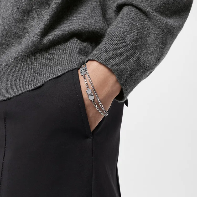 LOUIS VUITTON Monogram Stack Bracelet-1