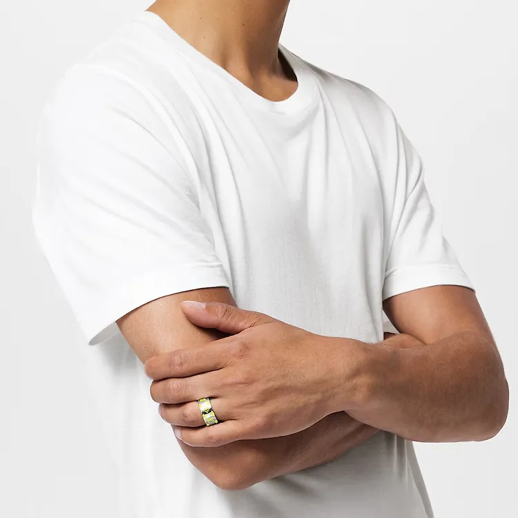 LOUIS VUITTON M1404L Lv Mosaic Ring-2