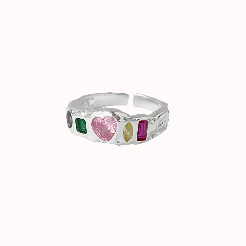 Masw 925 Sterling Silver Rings Unisex Silver-2