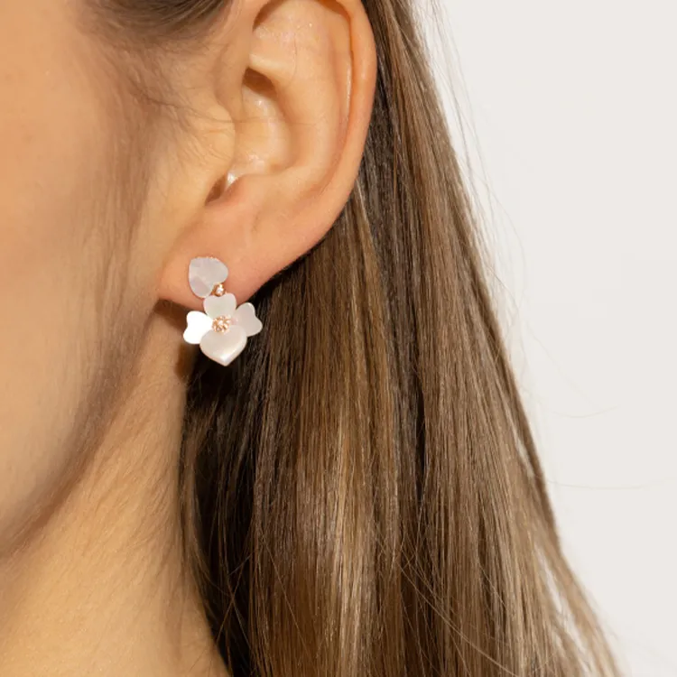 kate spade Precious Pansy Drop Earrings-3