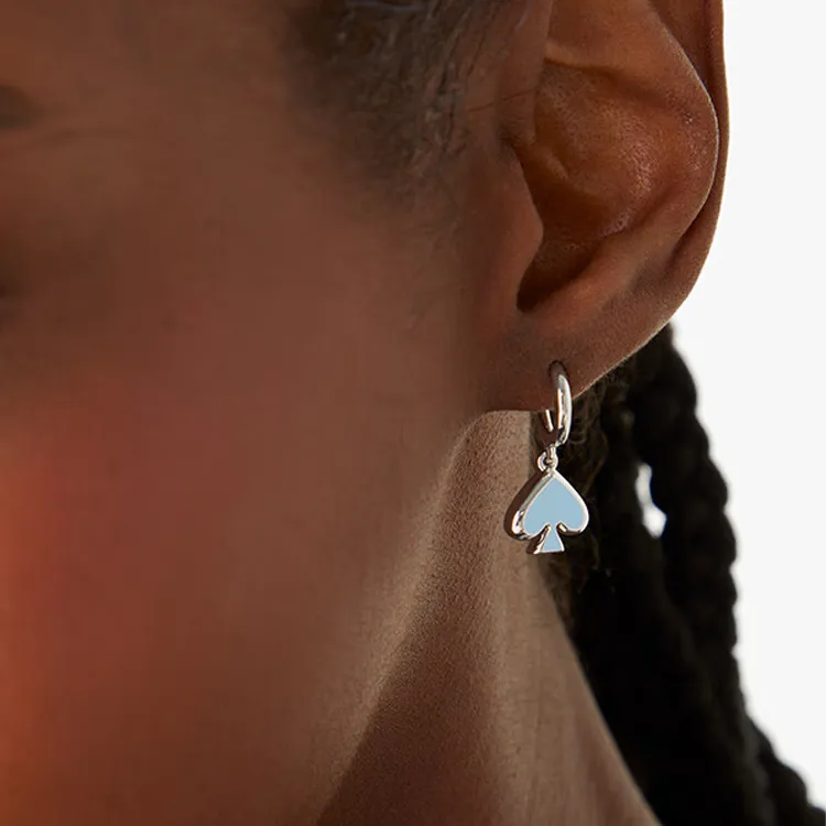 Kate Spade Copper Earrings Women's Silver-3