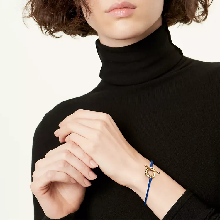 TIFFANY & CO. 18K Gold Bracelets Women's Blue-2