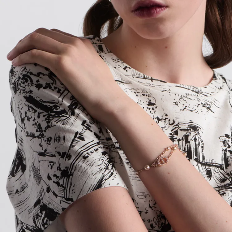 DIOR Metal Bracelets Women's Rose Gold-1