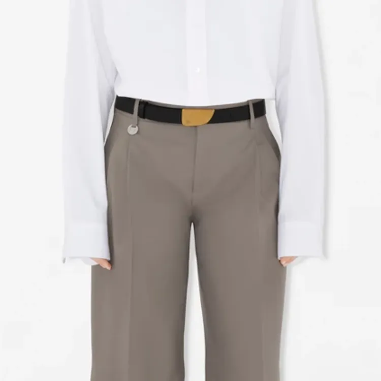 Burberry Engraved detail Leather Belt-3