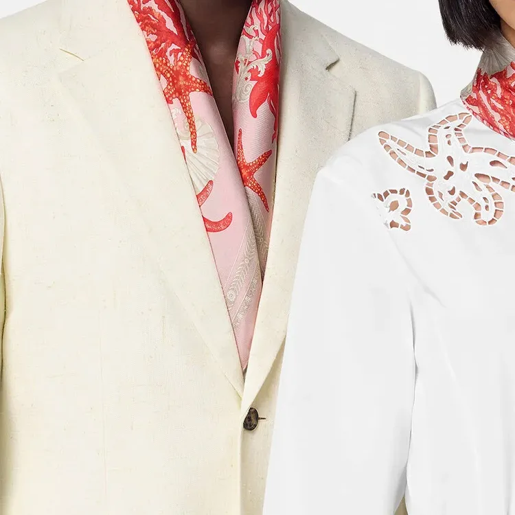VERSACE Barocco Sea Silk Foulard-1